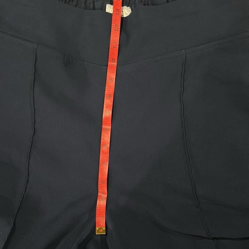 See Rose Go Navy Track Pants Size 16 Zip Pockets Rose Gold Quiet Luxury - Picture 4 of 8